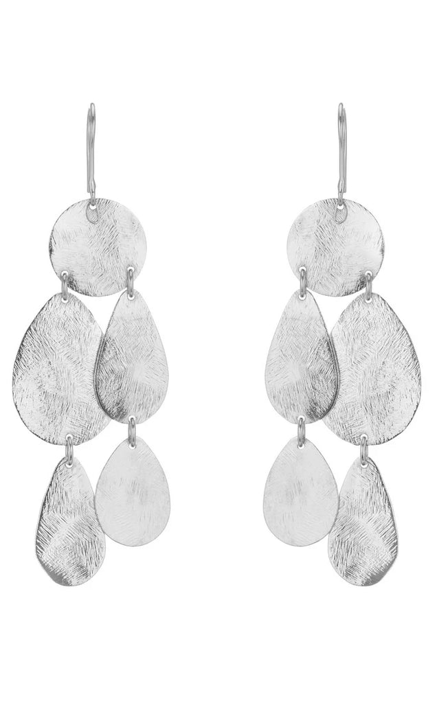 Marcia Moran Rosita Chandelier Earrings in Rhodium