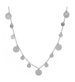 Uptown Strut Marcia Moran Sonny Necklace Long in Rhodium