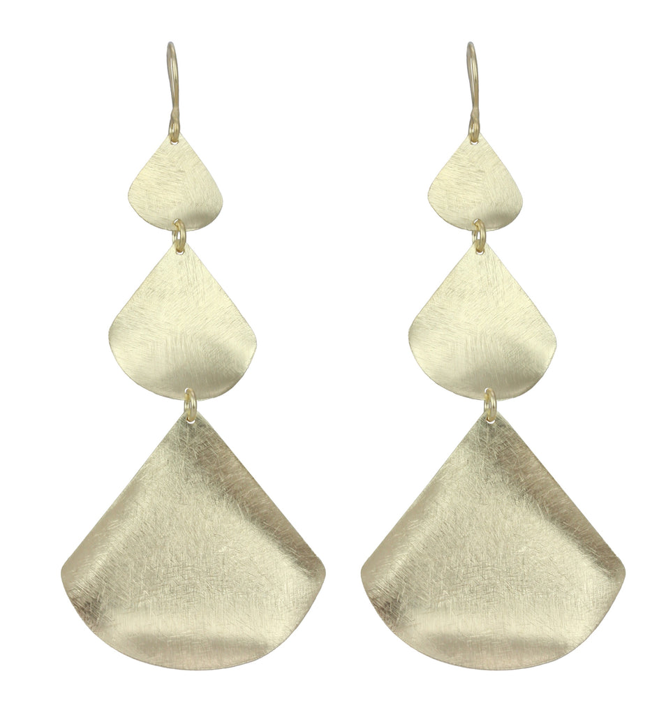 Uptown Strut Marcia Moran Gold Drip Earrings UPTOWN STRUT Uptown Strut Marcia Moran Gold Drip Earrings UPTOWN STRUT